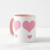 Liebe Rosa Tasse (Vorderseite Links)