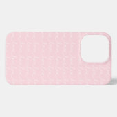 Liebe rosa Telefongehäuse iPhone Hülle (Rückseite (Horizontal))