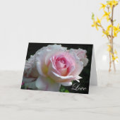Liebe Rose Card Karte (Gelbe Blume)