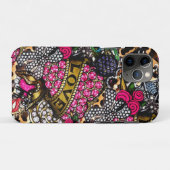 Liebe Rose Diamond Mosaik Handy Case (Rückseite (Horizontal))