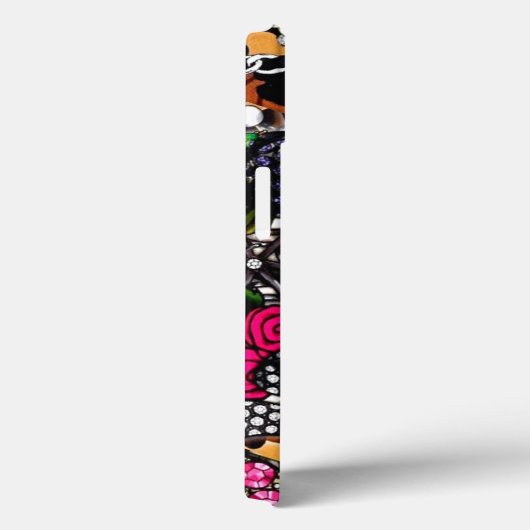 Liebe Rose Diamond Mosaik Handy Case (Rückseite / Rechts)