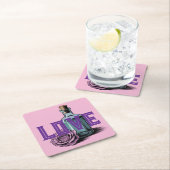 LIEBE Rose Flasche Untersetzer Set (Vor Ort)