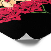 Liebe Rose Gebärdensprache Herzstück ASL Sensibili Poster (Ecke)