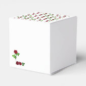 LIEBE Rose Gefälligkeitsbox - Handgemalte Kunst Geschenkschachtel (Rückseite)