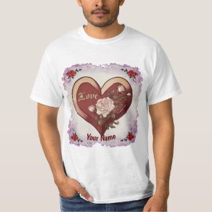 Liebe-Rose Hervorheben benutzerdefinierter T - Shi T-Shirt