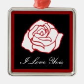Liebe Rose Ornament (Vorne)