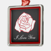 Liebe Rose Ornament (Links)