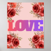 Liebe Rose Poster (Vorne)