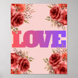 Liebe Rose Poster