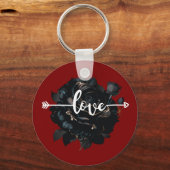Liebe Rose Schlüsselanhänger (Vorderseite)