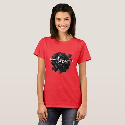 Liebe Rose T-Shirt (Vorne ganz)