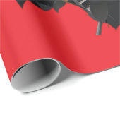 Liebe Rose Wrapping Paper Geschenkpapier (Rolleneckpunkt)