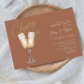 Liebe Rost-Brautparty Einladung