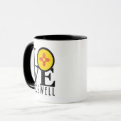 LIEBE Roswell New Mexico 11oz Tasse (Vorderseite Links)