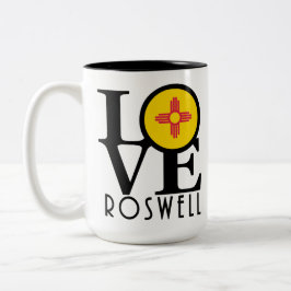 LIEBE Roswell New Mexico 15oz Zweifarbige Tasse