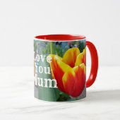 Liebe Rot-Gelb-Tulip Tasse (VorderseiteRechts)