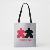 Liebe, Rot-Schwarz-Tasche Tasche (Vorderseite)