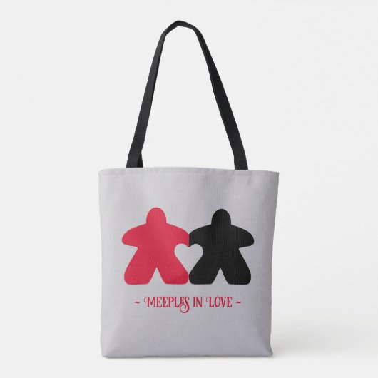 Liebe, Rot-Schwarz-Tasche Tasche (Rückseite)