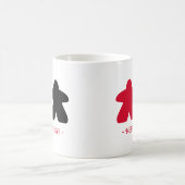Liebe, Rot-Schwarz-Tasse Kaffeetasse (Mittel)