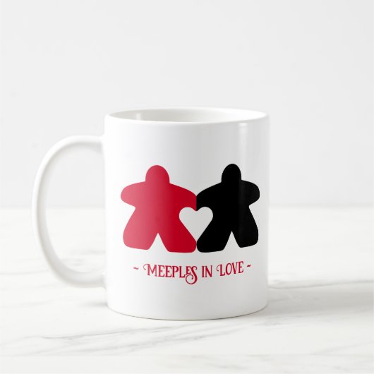 Liebe, Rot-Schwarz-Tasse Kaffeetasse (Links)