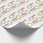 Liebe, rot und gelb geschenkpapier (Ecke)