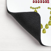 Liebe, rot und gelb mousepad (Ecke)