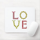 Liebe, rot und gelb mousepad (Mit Mouse)