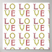 Liebe, rot und gelb poster (Vorne)