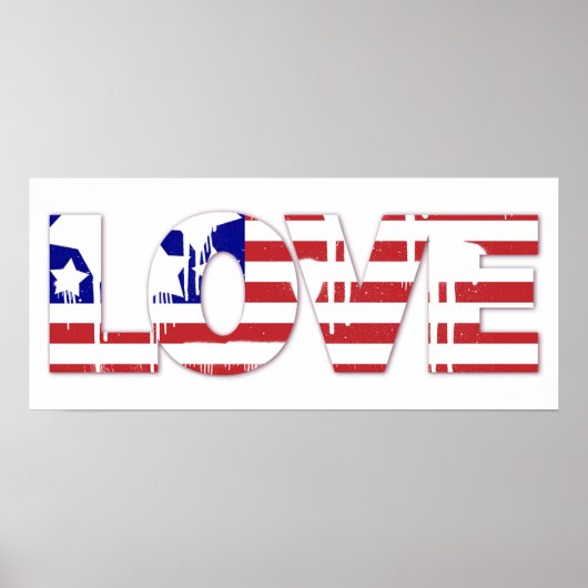 Liebe Rot, Weiß und Blau Poster (Vorne)