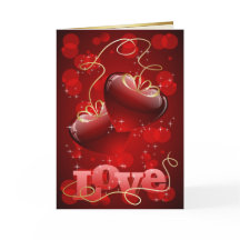 Liebe Rote Herzen und Rose