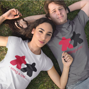 Liebe, Rote und Schwarze Frauen Shirt