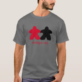 Liebe, Rote und Schwarze Männer Shirt (Vorderseite)