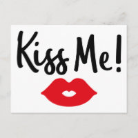 Liebe roter Lippenstift Kuss Liebe Hochzeit Verlob