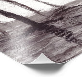 Liebe Roter Schirm Hochzeitstag Fotodruck (Ecke)