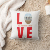 Liebe Rotes Foto Oval Kissen (Decke)