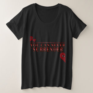 Liebe Rotes Gesicht Große Größe T-Shirt
