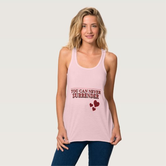 Liebe Rotes Gesicht Tank Top (Vorderseite Vollansicht)