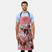 Liebe Rotes Herz | Benutzerdefinierte 20 Fotos - C Schürze (Getragen)