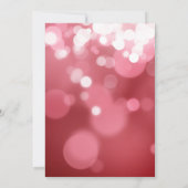 Liebe Rotes Herz schreiben Einladung (Rückseite)