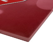 Liebe Rotes Herz schreiben Schneidebrett (Ecke)