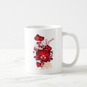Liebe Rotes Herz Tasse