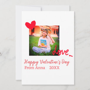 Liebe "Rotes Herz" - Valentinstag mit Fotonamento Einladung