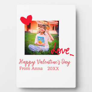 Liebe "Rotes Herz" - Valentinstag mit Fotonamento Fotoplatte