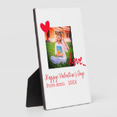 Liebe "Rotes Herz" - Valentinstag mit Fotonamento Fotoplatte (Seite)