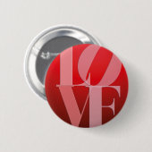 Liebe Rotes Rotes Rosa Button (Vorne & Hinten)