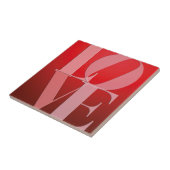 Liebe Rotes Rotes Rosa Fliese (Seite)