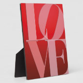 Liebe Rotes Rotes Rosa Fotoplatte (Seite)