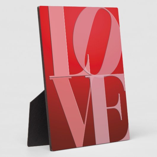 Liebe Rotes Rotes Rosa Fotoplatte (Seite)