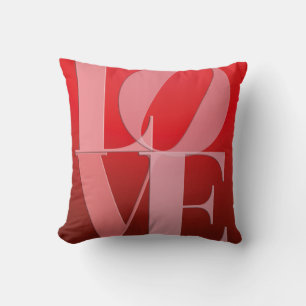 Liebe Rotes Rotes Rosa Kissen