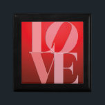 Liebe Rotes Rotes Rosa Schmuckschachtel<br><div class="desc">Digitale Kunstbilder und Computergrafiken - Liebe in dunkelrosa</div>